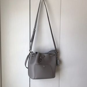 Michael Kors grey bucket purse